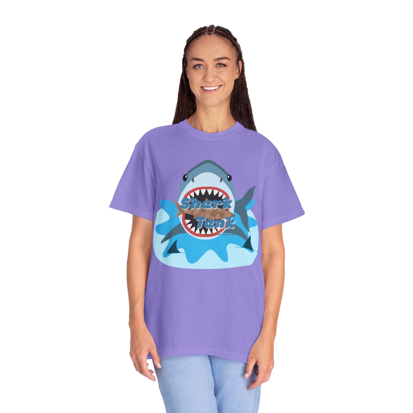 Shark Graphic T-Shirt — 'Shark' Ocean Illustration Tee