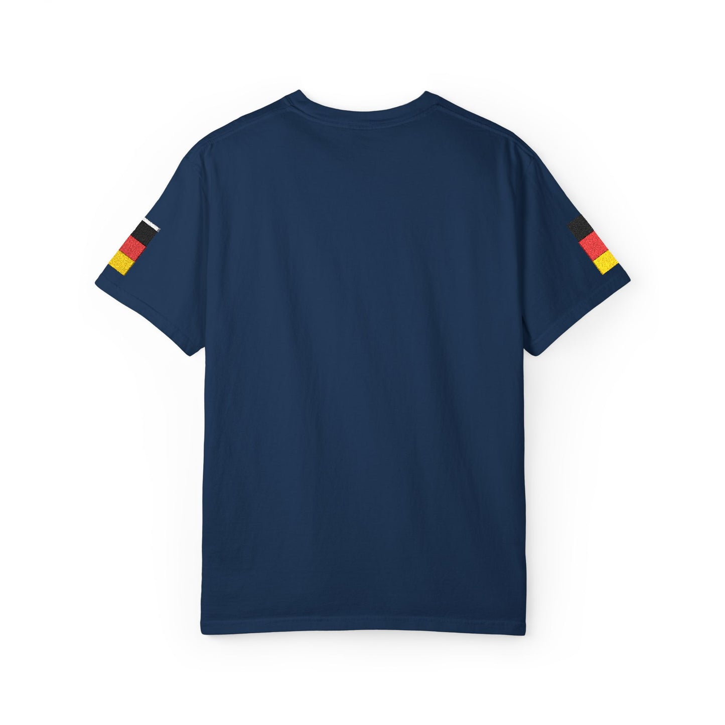 Germany Flag Pocket T-Shirt — German Pride Tee with Sleeve Flags