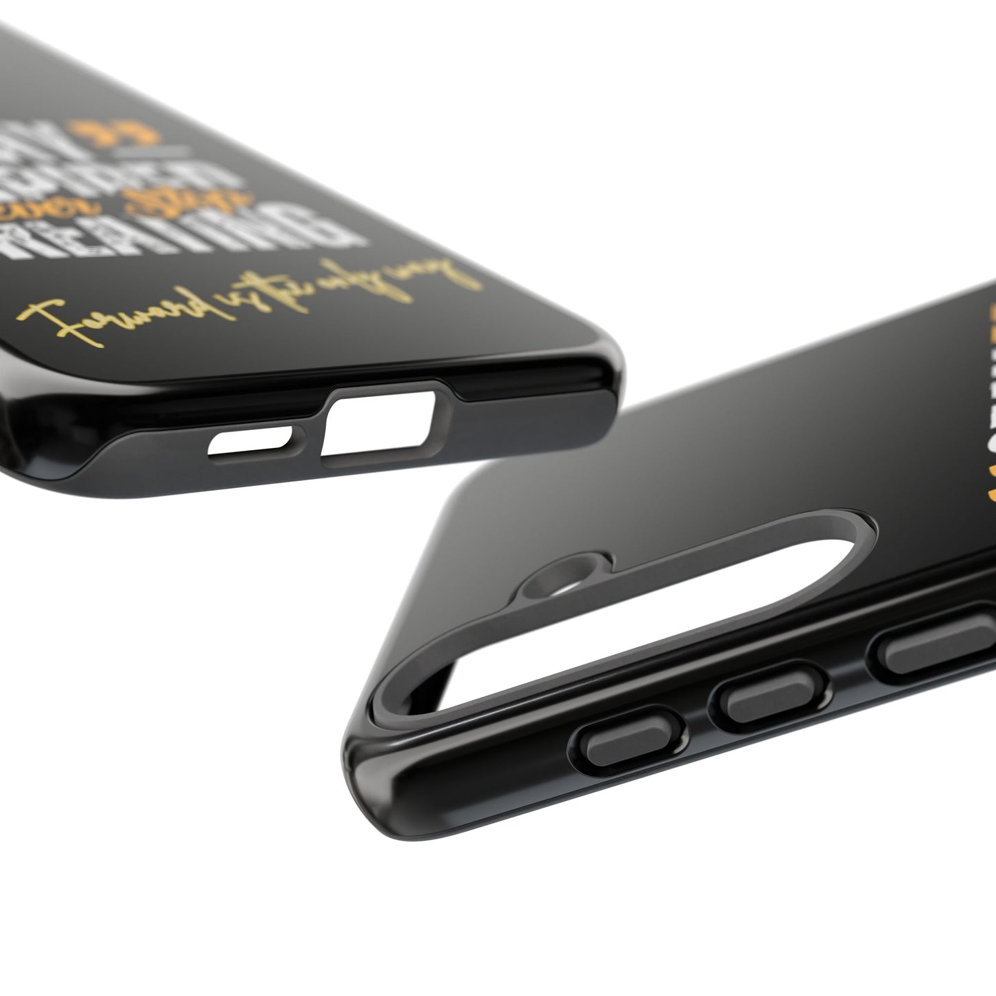 Inspirational Phone Case — “Stay Inspired, Never Stop Creating” Protective Cover