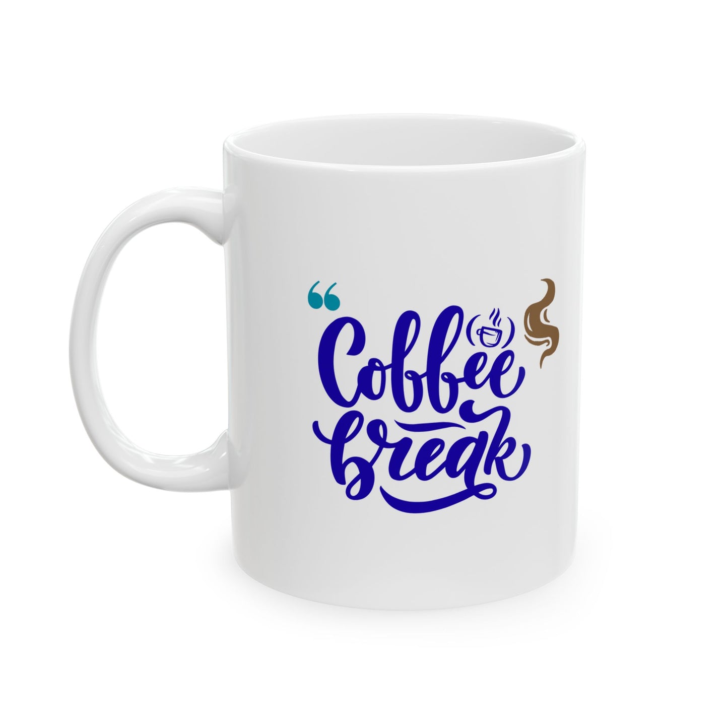 Coffee Shop Lover Mug — "Coffee First, Talk Later" Ceramic Mug (11oz & 15oz)