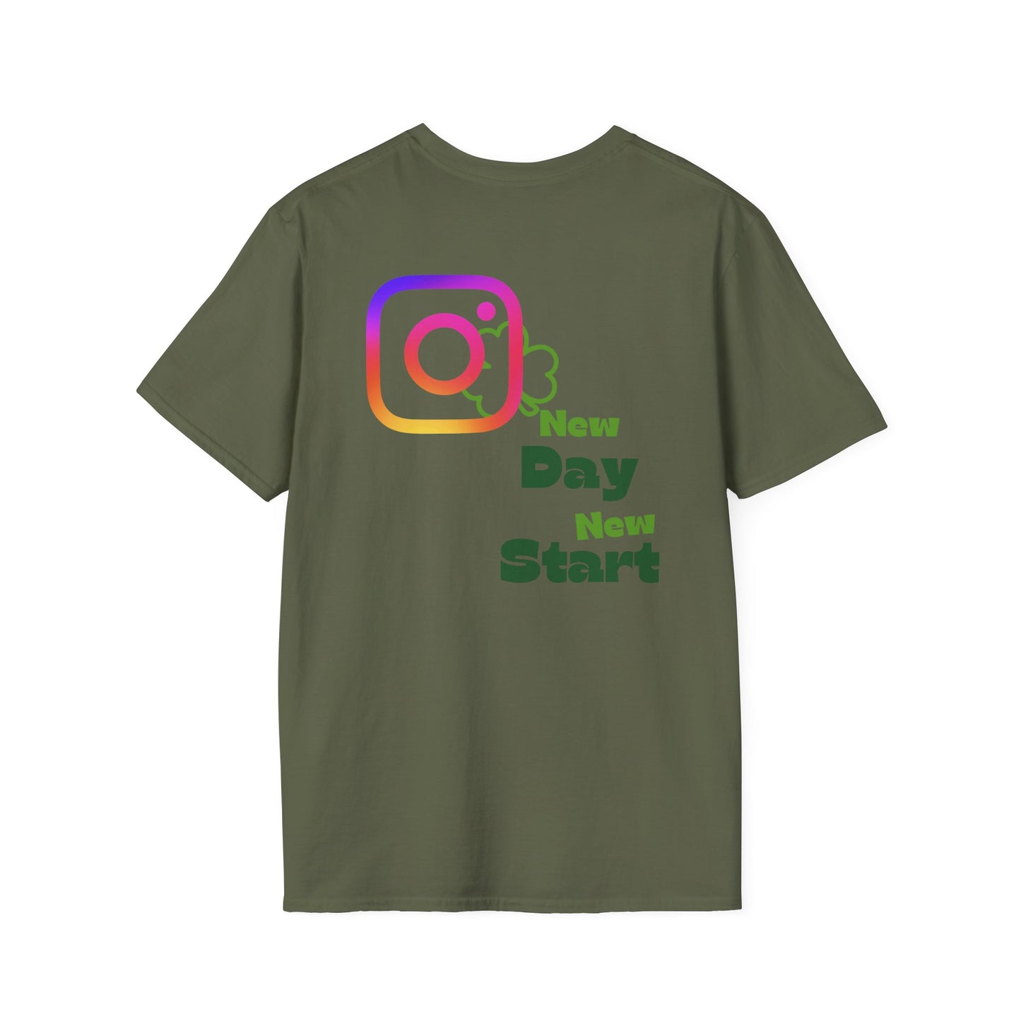 Instagram Queen T-Shirt — "Queen" Social Media Tee with Custom @handle