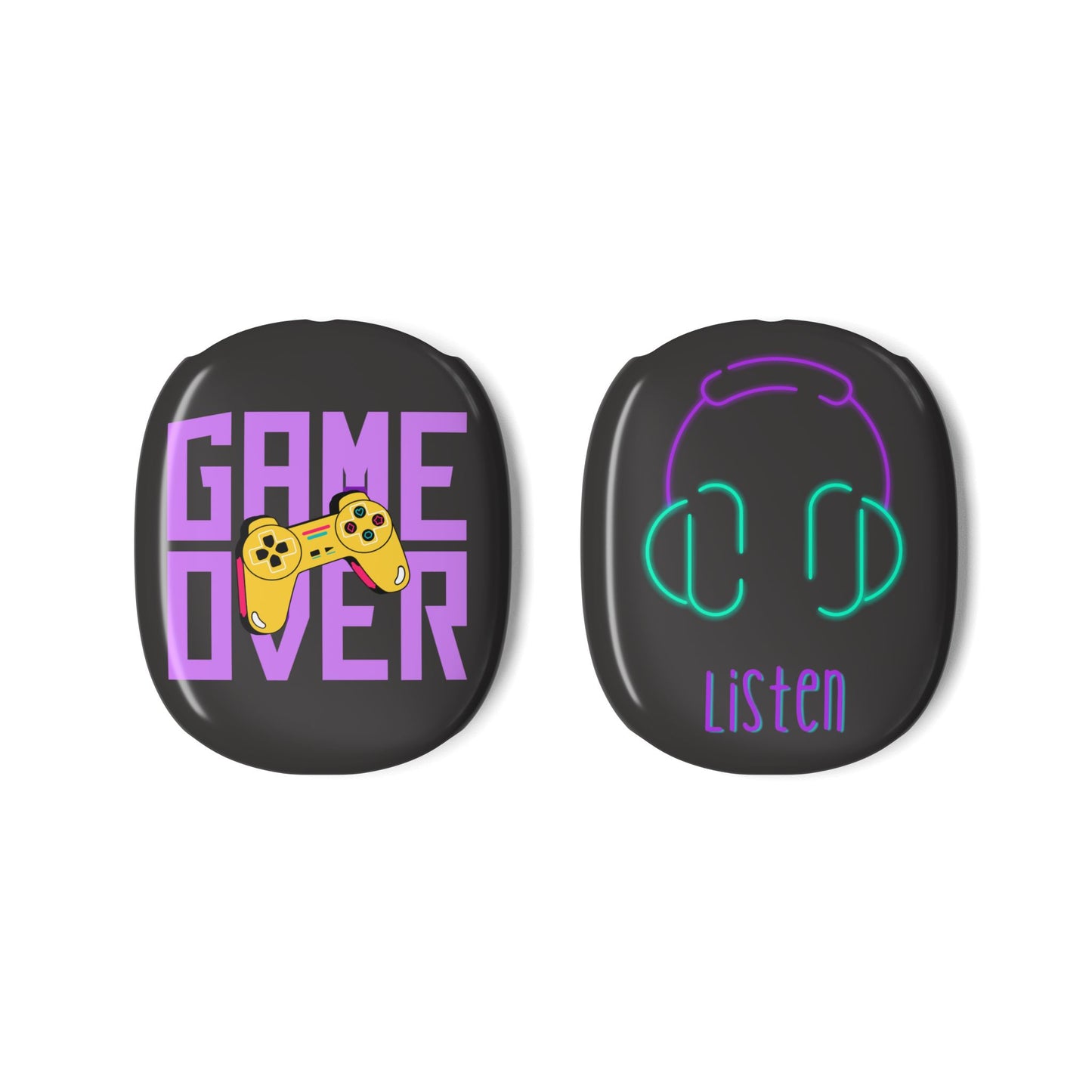 AirPod Max Case — Game Over & Listen Graphic Earcup Covers