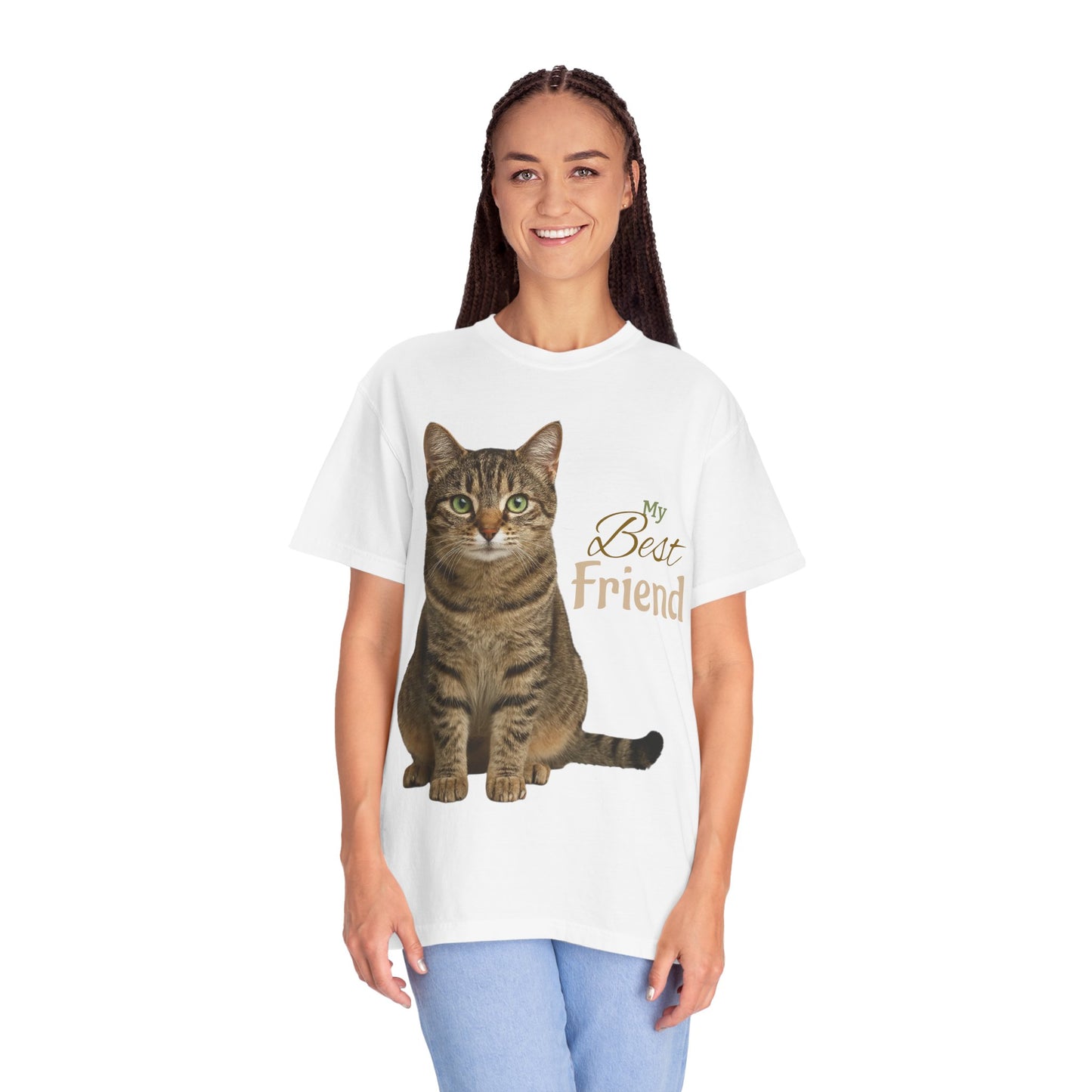 Pet Custom Image and Name Cat, Dog etc “My Best Friend” T-Shirt
