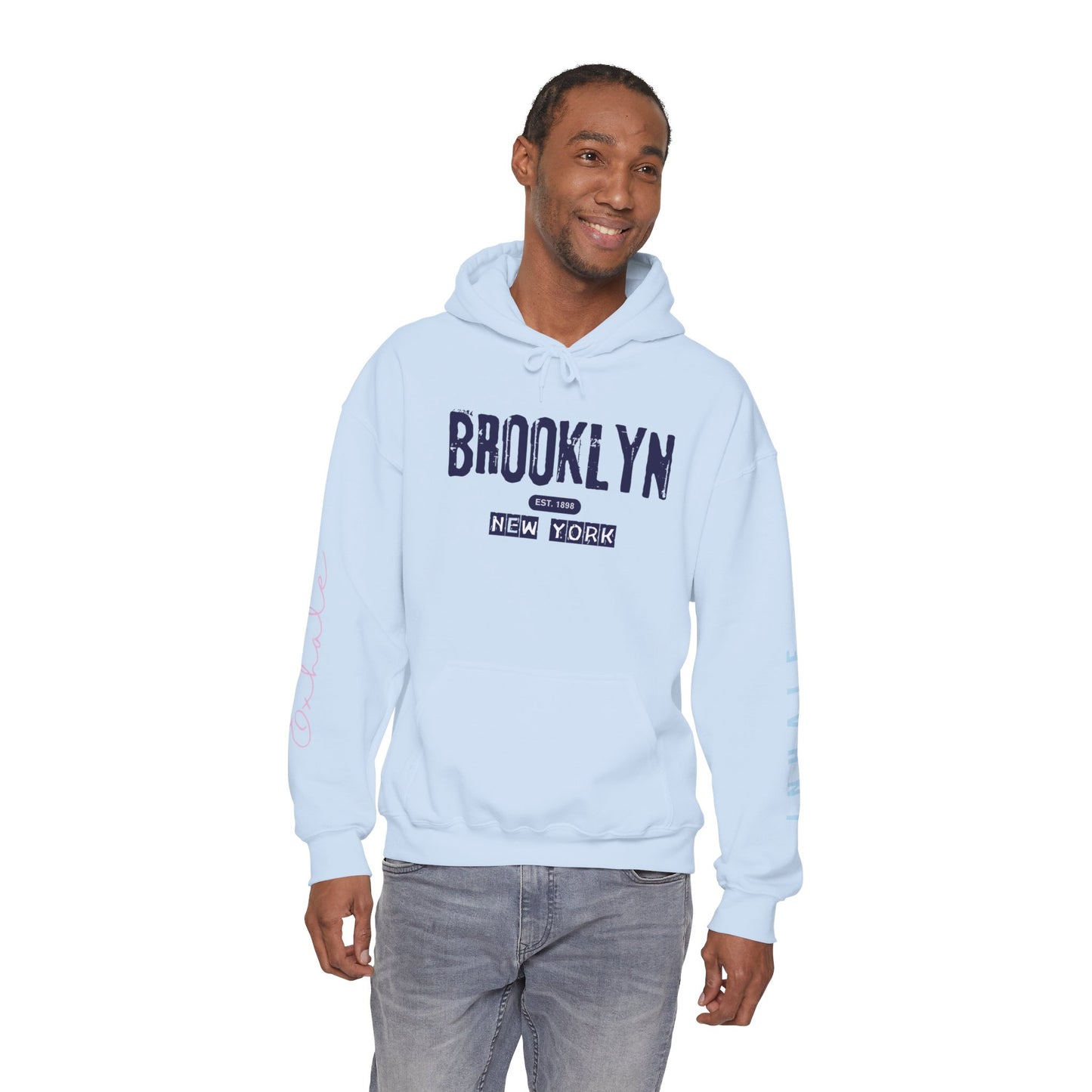 Brooklyn NY Vintage Logo Hoodie — New York City Streetwear Pullover