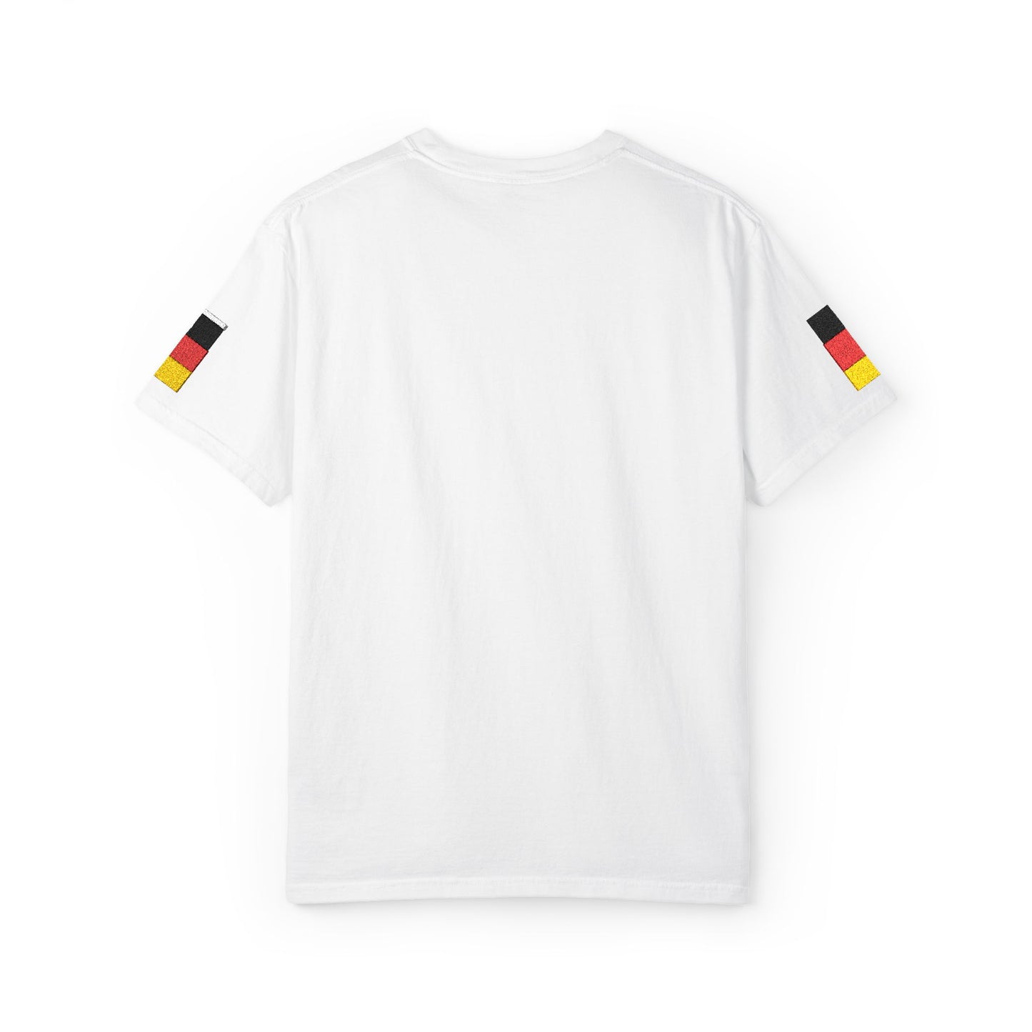 Germany Flag Pocket T-Shirt — German Pride Tee with Sleeve Flags