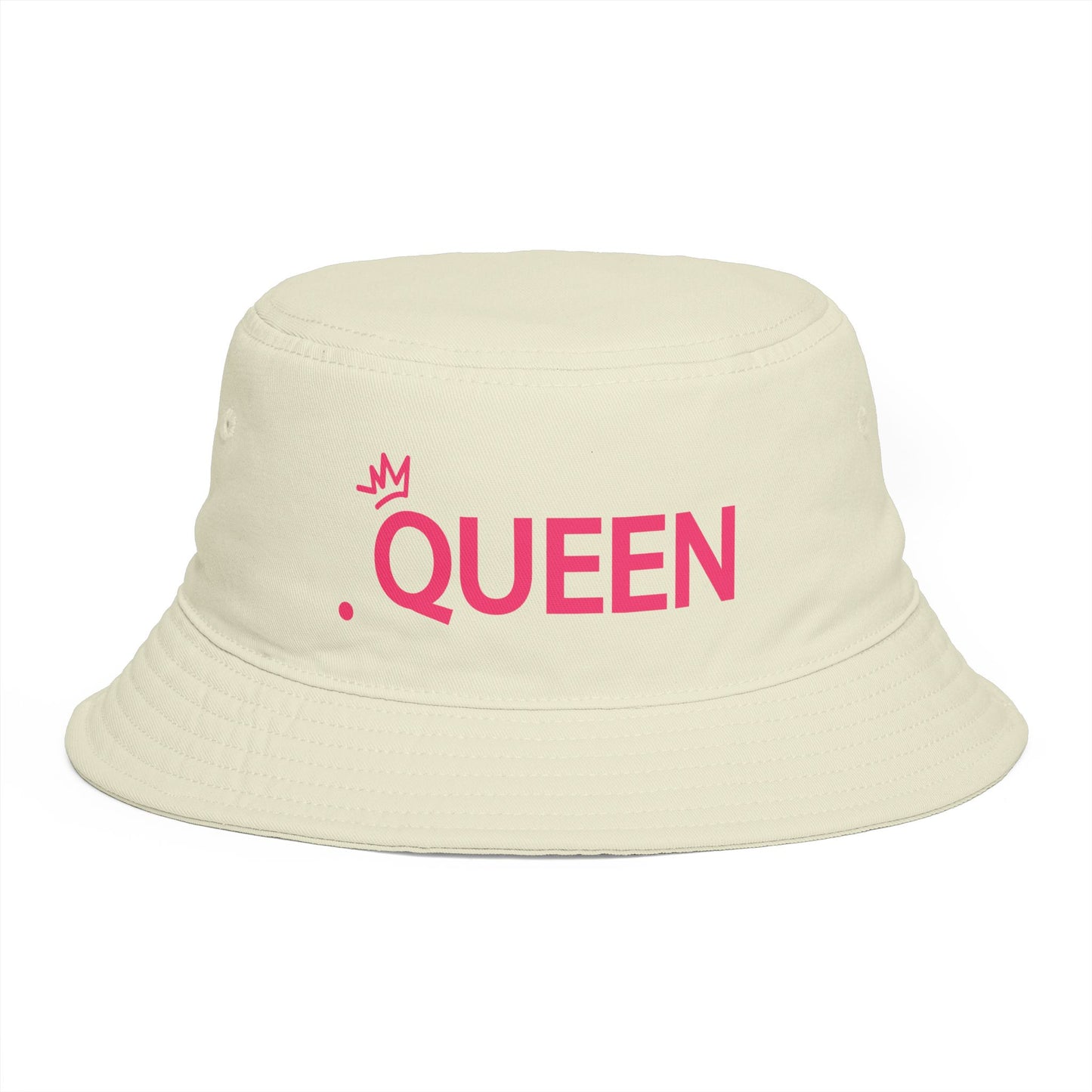 Queen Bucket Hat — Retro Feminine Sun Hat