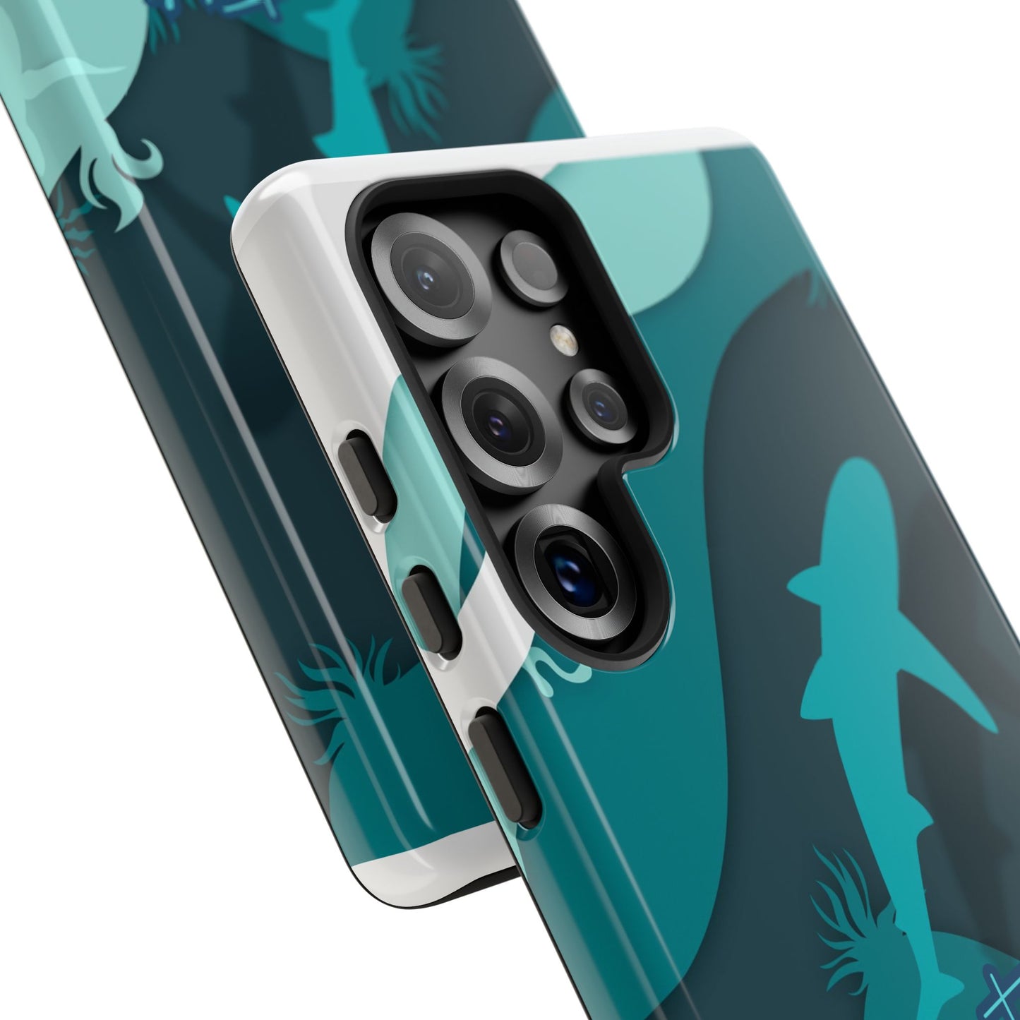 Blue Ocean Phone Case - "Adventure is Worthwhile" Teal Protective Cover