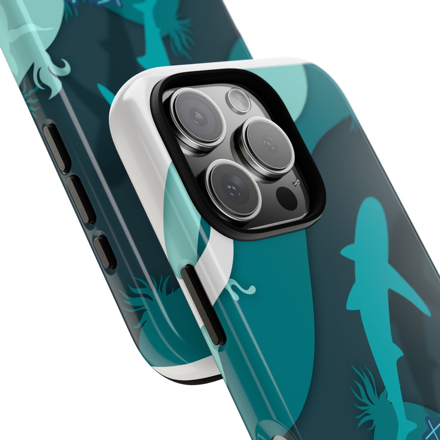 Blue Ocean Phone Case - "Adventure is Worthwhile" Teal Protective Cover