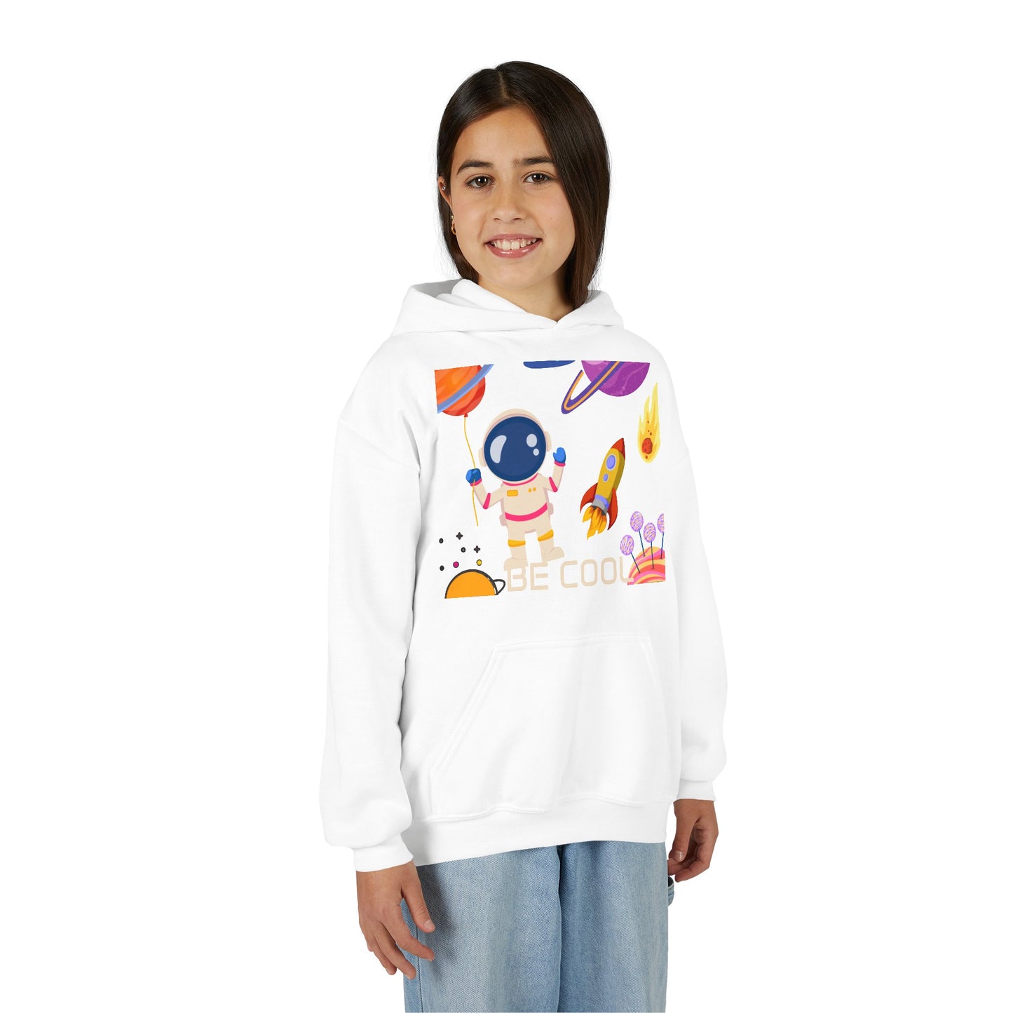 Kids Space Hoodie – Cute Astronaut Rocket Sweatshirt for Boys & Girls - Custom design
