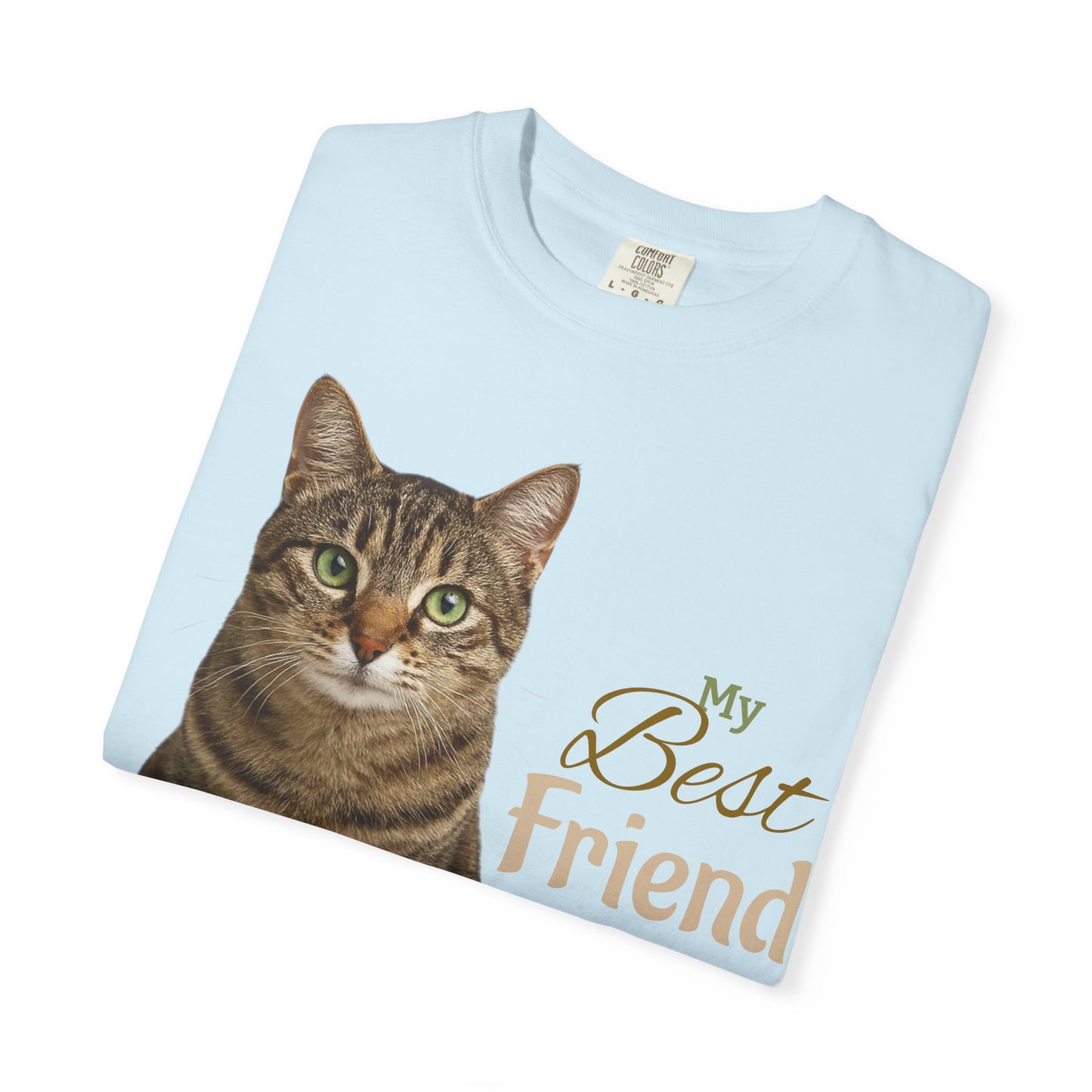 Pet Custom Image and Name Cat, Dog etc “My Best Friend” T-Shirt
