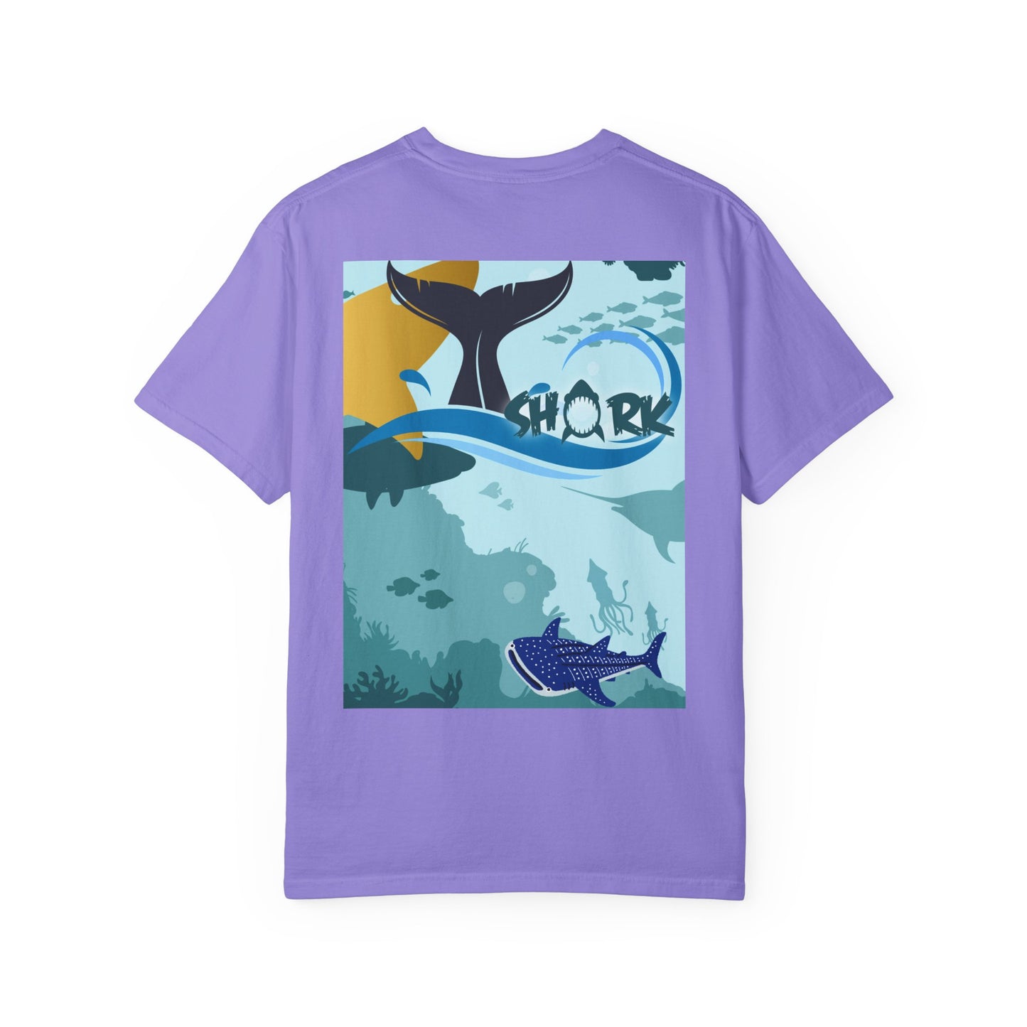 Shark Graphic T-Shirt — 'Shark' Ocean Illustration Tee