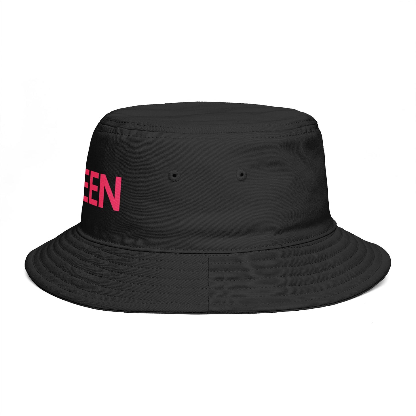 Queen Bucket Hat — Retro Feminine Sun Hat