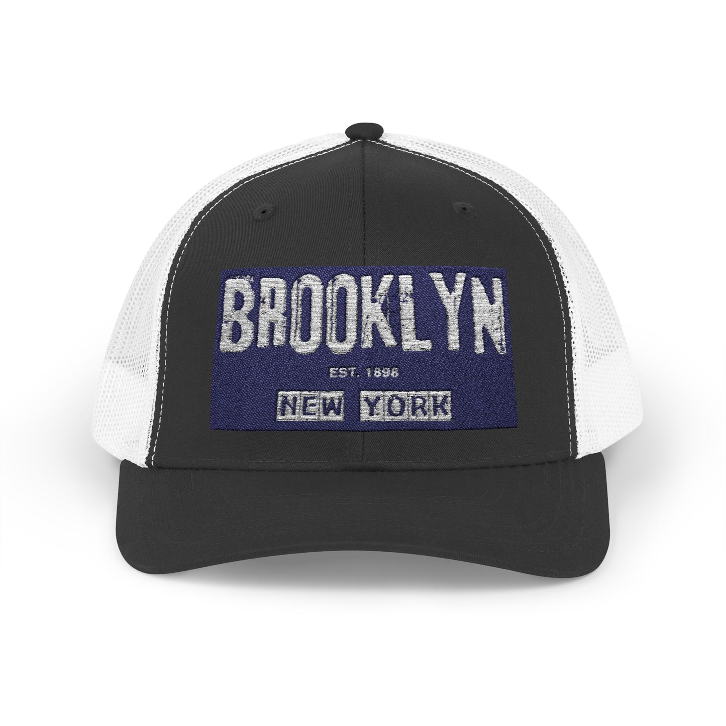 Brooklyn Trucker Cap – Vintage Sequin Patch Snapback