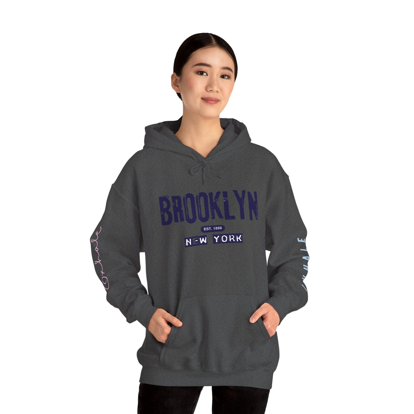 Brooklyn NY Vintage Logo Hoodie — New York City Streetwear Pullover