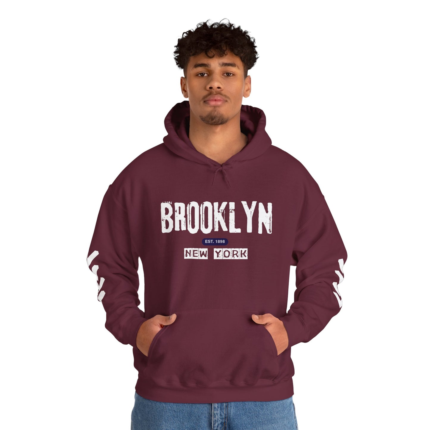 Best Hoodie New York — Urban Brooklyn NY Vintage Logo Sweatshirt