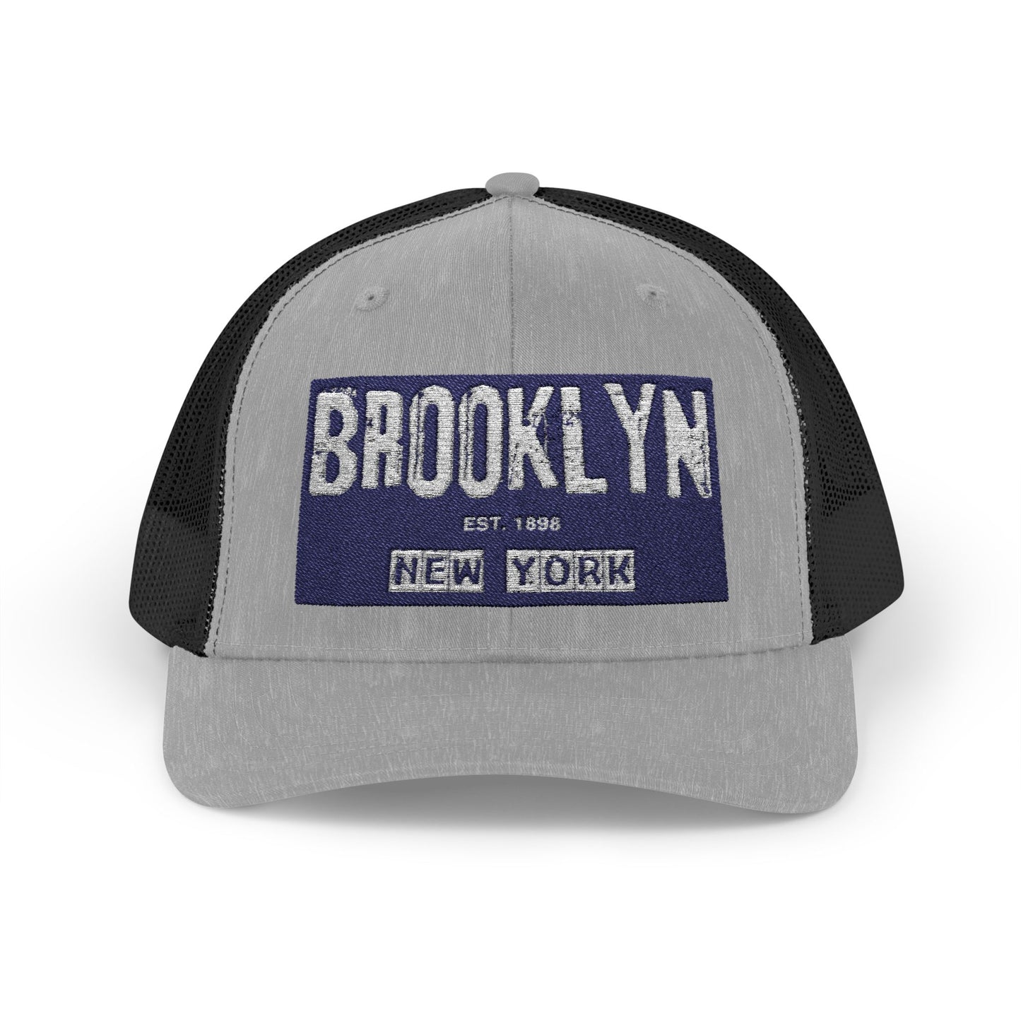 Brooklyn Trucker Cap – Vintage Sequin Patch Snapback