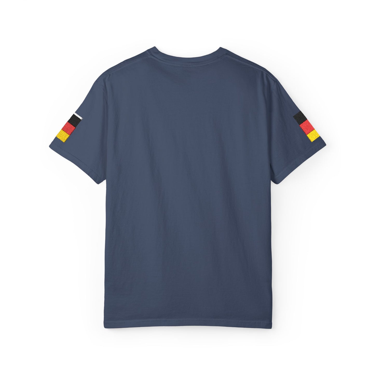 Germany Flag Pocket T-Shirt — German Pride Tee with Sleeve Flags
