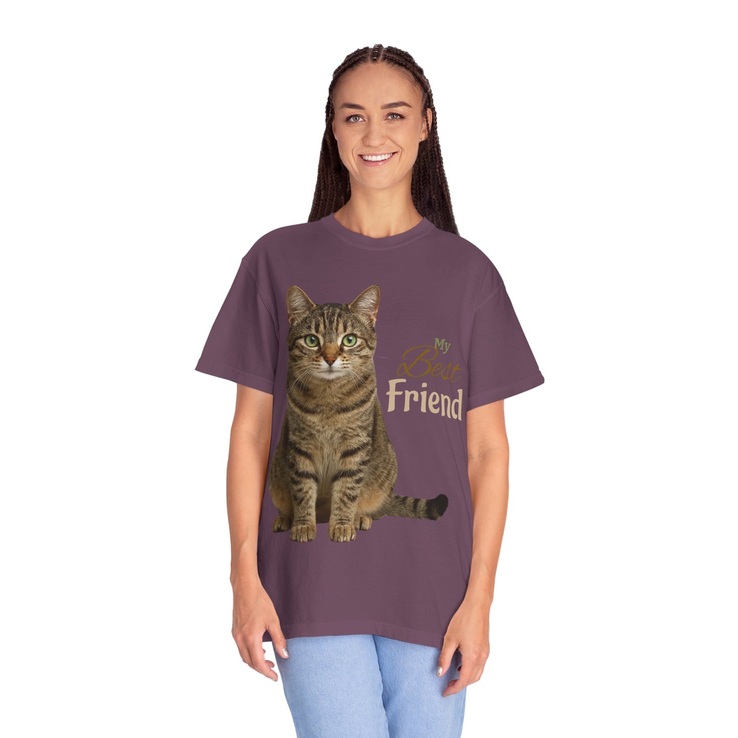 Pet Custom Image and Name Cat, Dog etc “My Best Friend” T-Shirt