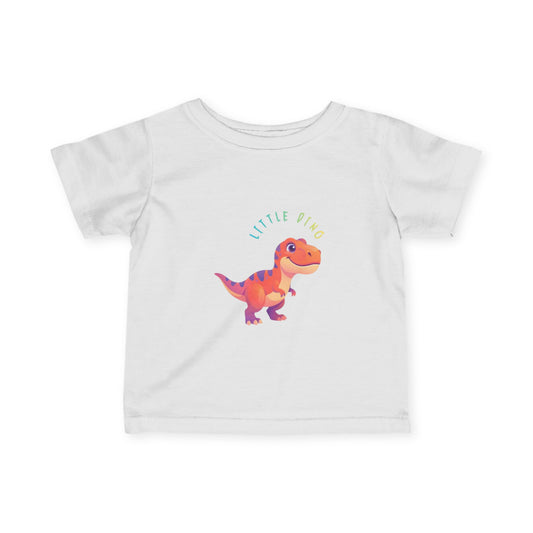 Infant T-Shirt — Colorful 'Little T-Rex' Dino Tee for Babies