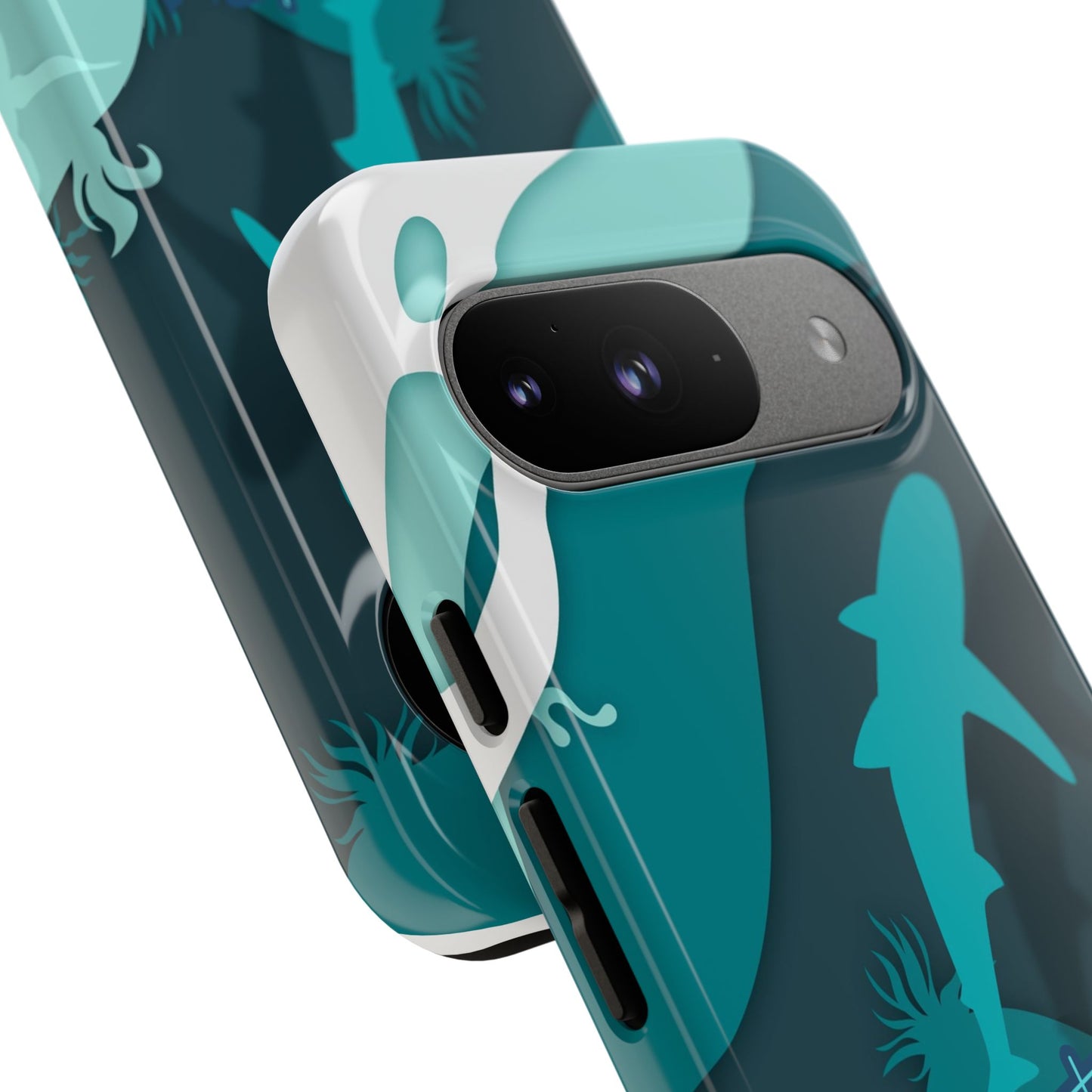Blue Ocean Phone Case - "Adventure is Worthwhile" Teal Protective Cover