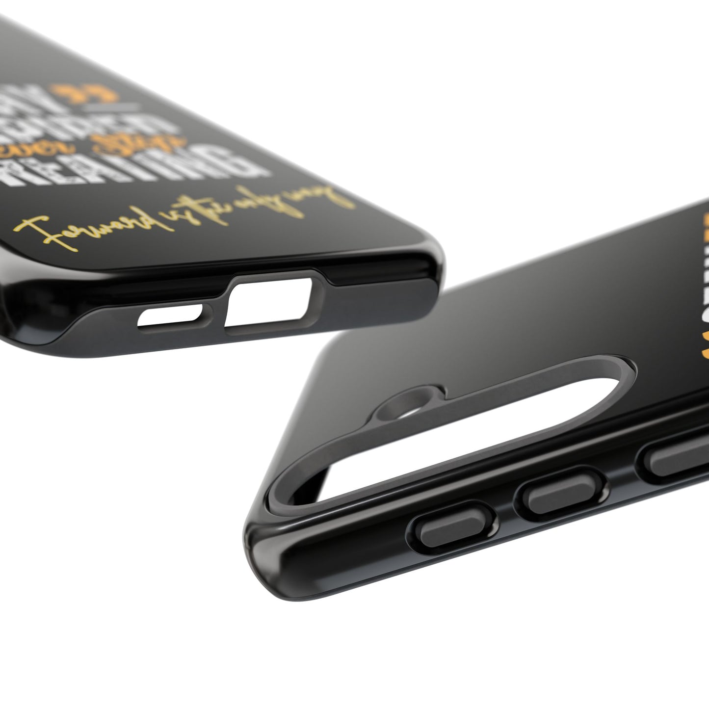 Inspirational Phone Case — “Stay Inspired, Never Stop Creating” Protective Cover
