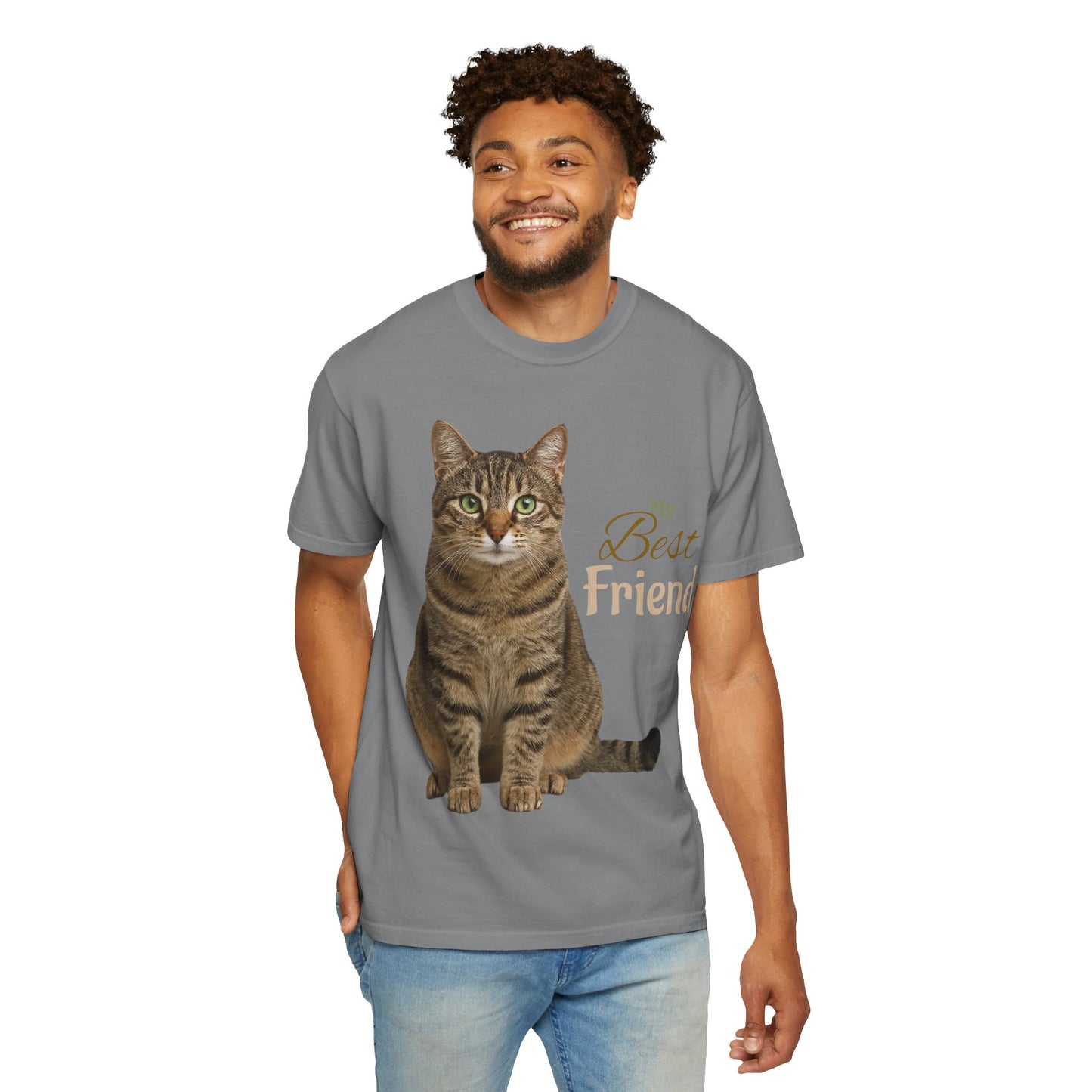 Pet Custom Image and Name Cat, Dog etc “My Best Friend” T-Shirt