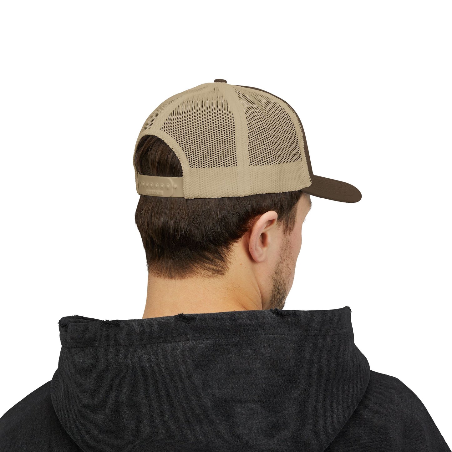Brooklyn Trucker Cap – Vintage Sequin Patch Snapback
