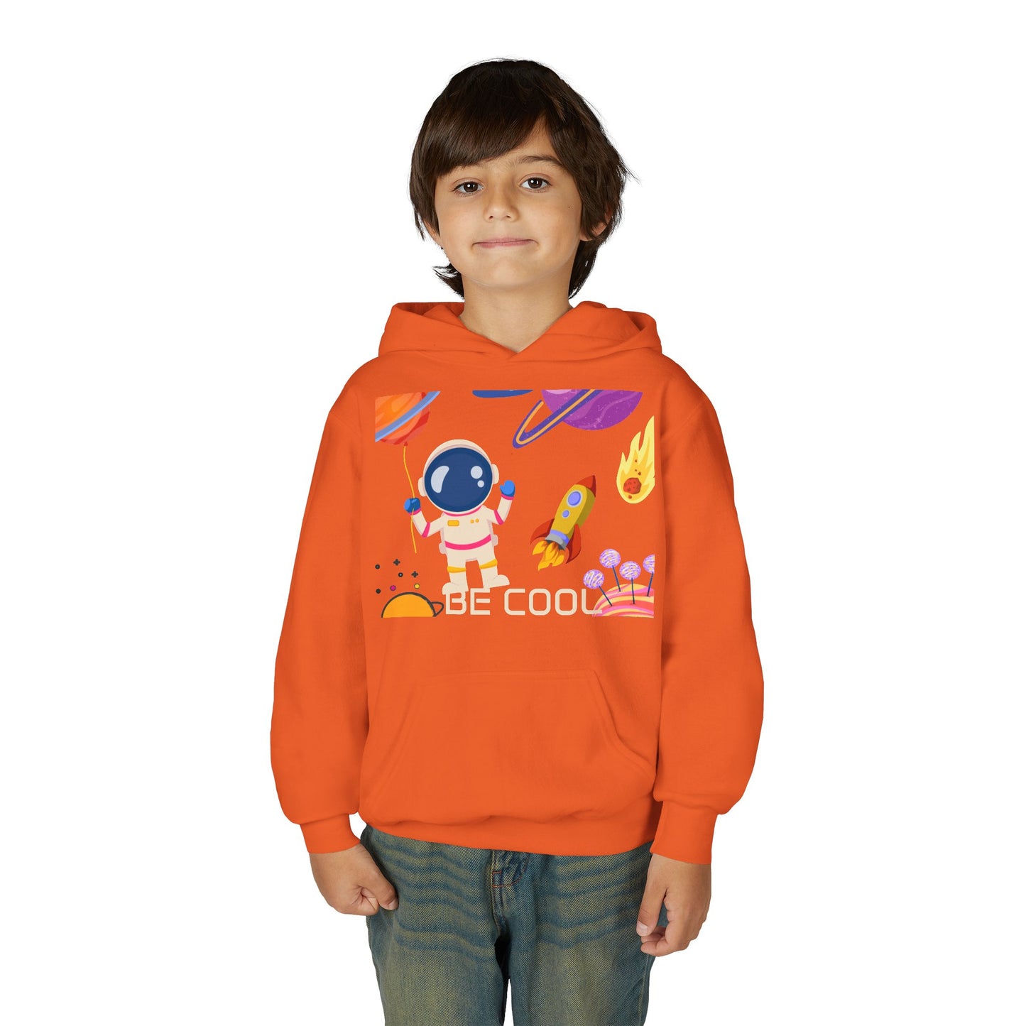 Kids Space Hoodie – Cute Astronaut Rocket Sweatshirt for Boys & Girls - Custom design